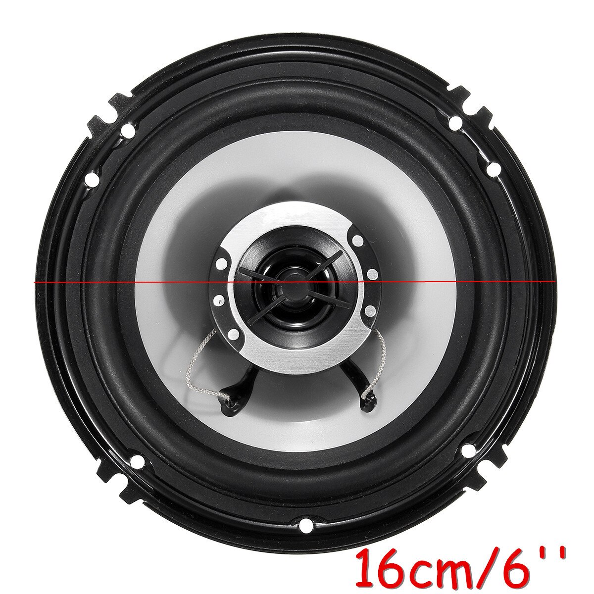 Audew 1 par 12V 400W altavoz de coche 6 "Subwoofer Coaxial altavoz de coche trasero/puerta delantera Audio música estéreo 2 vías Coxial altavoces