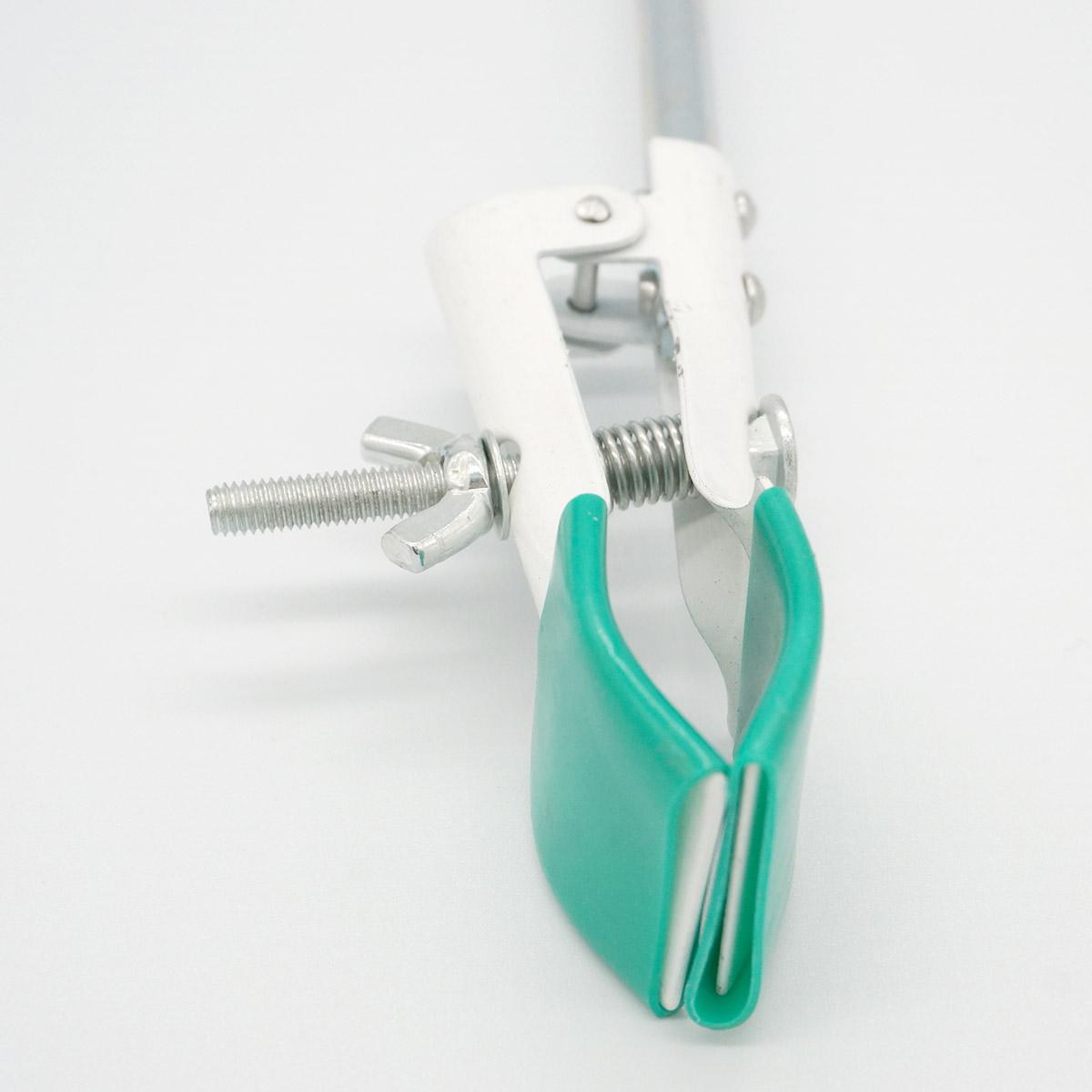 Max Hold Dia 50mm iron stand flask holder extension clamp for retort stand flask clip