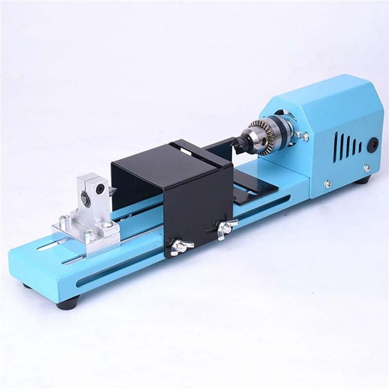Mini Lathe Beads Machine Woodworking DIY Lathe Standard Set DC12-24V 150W Grinding Polishing Beads Drill Rotary Tool