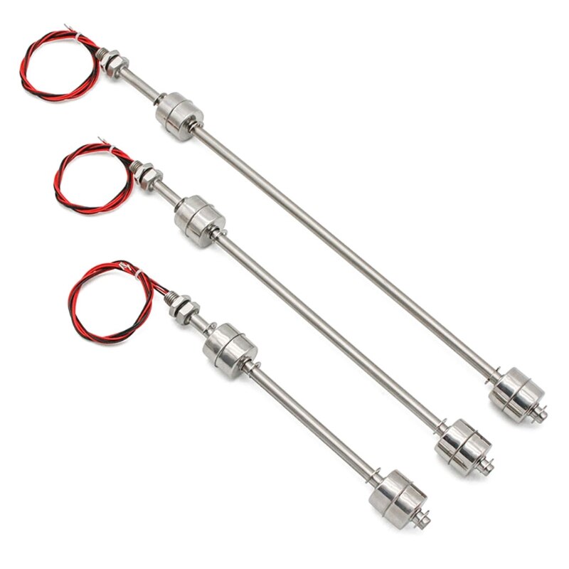 Double Ball Float Switch Tank Liquid 6 Size Pool Water Level Sensor Stainless Steel Float Switch Tank Pool Flow Sensors