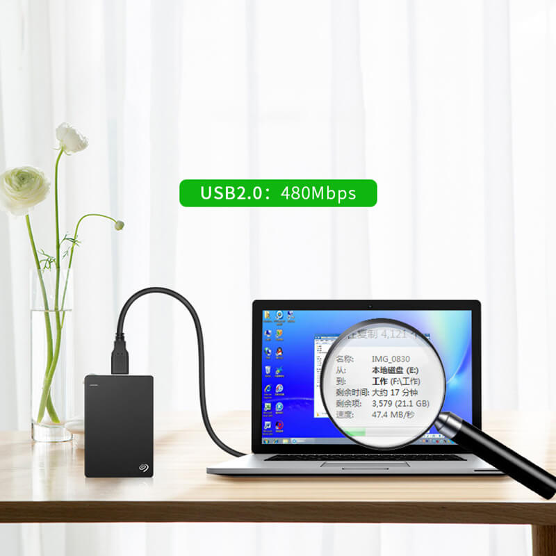 Usb 2.0 type a dataforlængerkabel han-til-han a/a til computer u disk tastatur mus print 1.5m 3m 5m