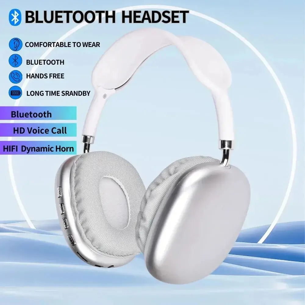 P9 Wireless Bluetooth Headset Outdoor Sports Gaming Wireless Headphones with Mic Noise Cancelling Earbuds Bluetooth Earphones