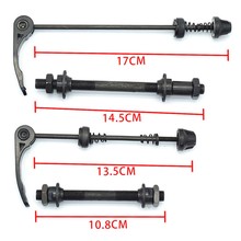 Axe de vélo à dégagement rapide, roue de bicyclette de montagne avant arrière, jeu de brochettes, peau d'essieu QR outil cyclisme axe Central, 4 pièces