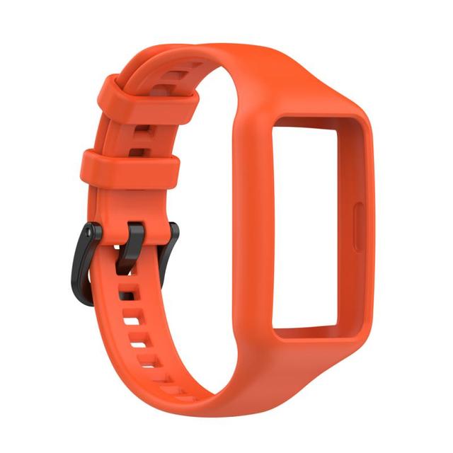 Til huawei honor band 6 pro silikone sportsremme smart urrem til honor band 6 armbånd tilbehør til huawei band 6 rem: 6 orange