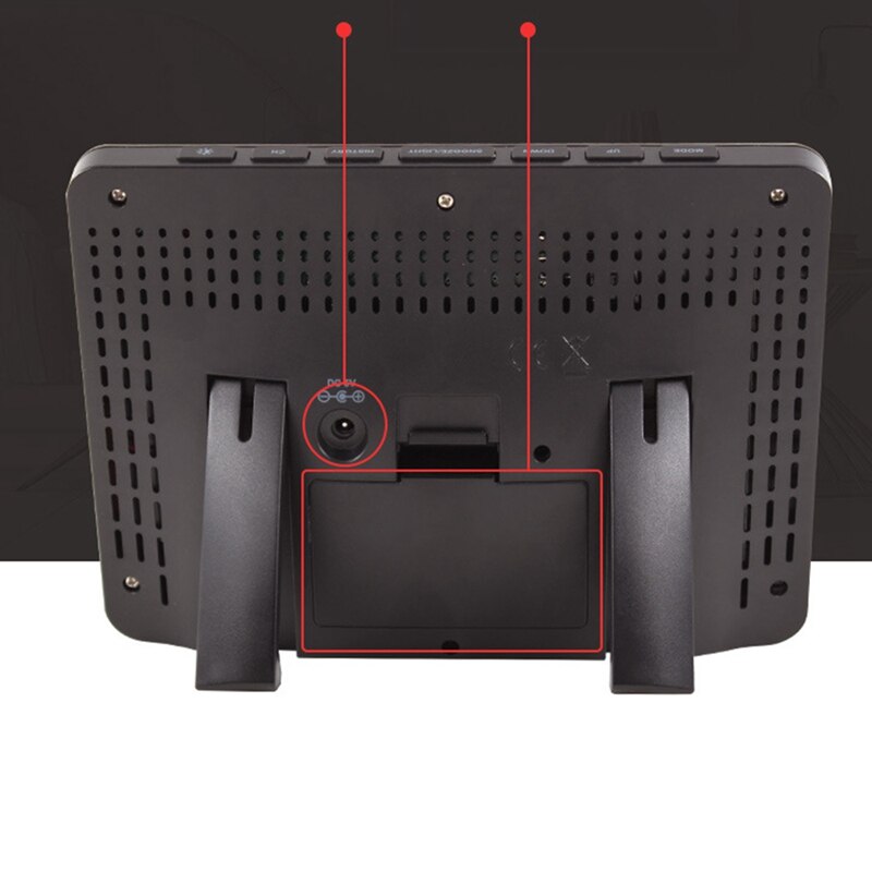 Weather Station with Outdoor Sensor,Wireless Weather Station,Digital Thermometer with Digital Alarm Clock,Hygrometer