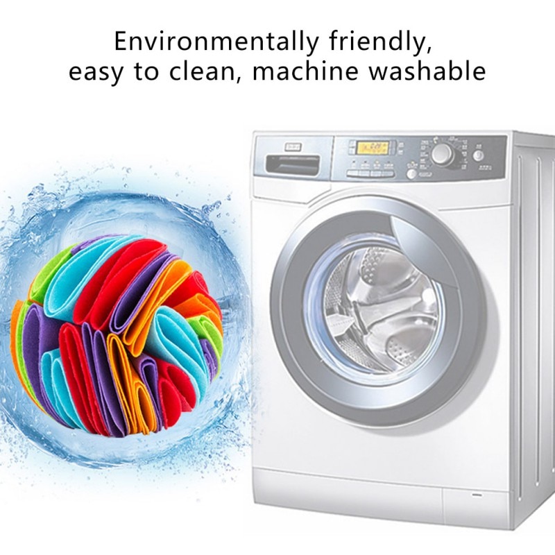 15/20cm Dog Sniffing Mat Toys Foldable Sniffe Ball Pet Dog Toy Training Games Nose Work Sniff Ball Pet Puzzle Toy Diameter