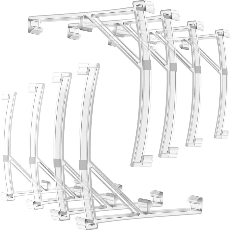 Valance Clips Plastic Vertical Blinds Brackets 3.5 Inch Vertical Blinds Clear For Blinds Parts Accessory Components: Default Title