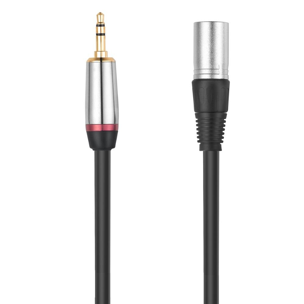 Bochara 3.5mm Stereo Jack Male to XLR Male Cable Shielded For Microphone 1.8m 3m 5m 10m