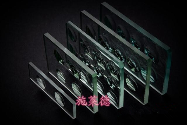 Biological Microscope Circular Concave Cavity Blank Slide Optical Glass Multiple Wells Optional Bio-microscope Science Accessory