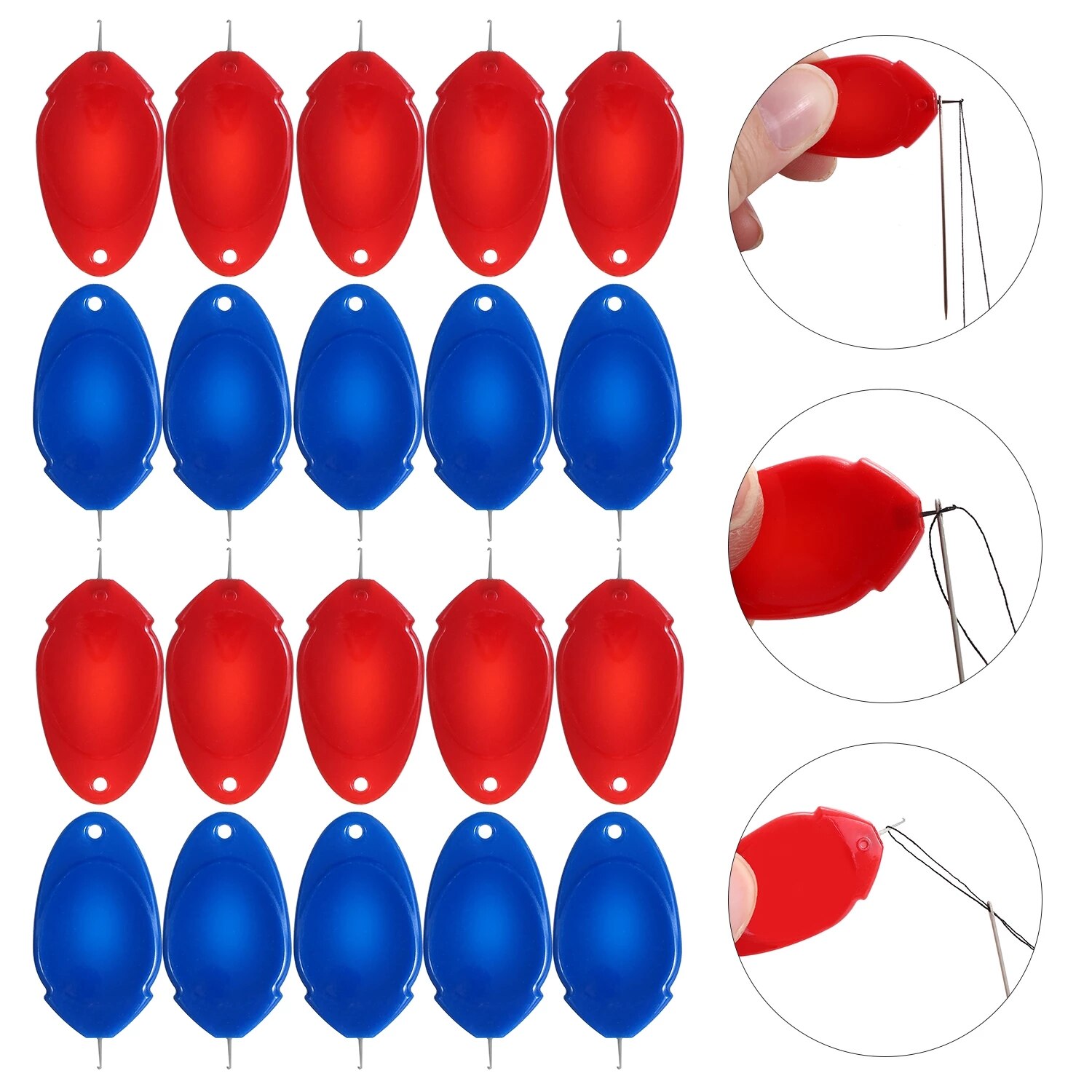 10pcs Needle Threader Hand Machine Sewing Stitch Insertion Tool For Sew Easy Automatic Sliver Bow Wire Needle Threader