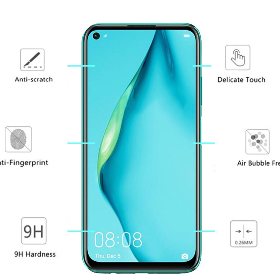 2 w 1 szkło hartowane dla huawei p40 lite osłona ekranu huawei p 40 światło p40 lite 40 lite p40 lite e p40 ekran