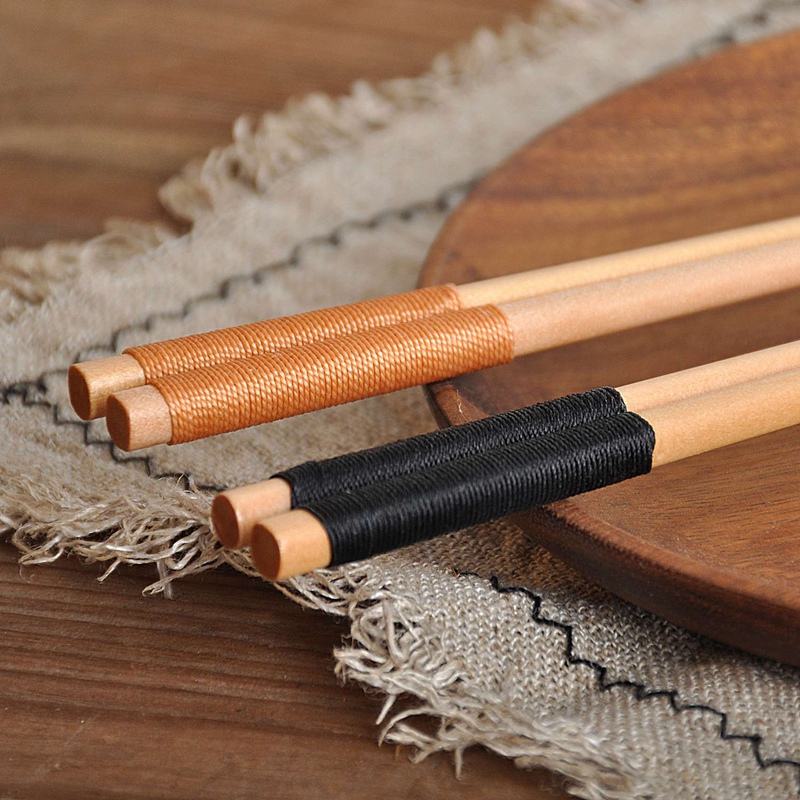 Palillos reutilizables de madera, palillos para cortar el pelo, aptos para lavavajillas, japoneses, chinos, coreanos, 6 pares