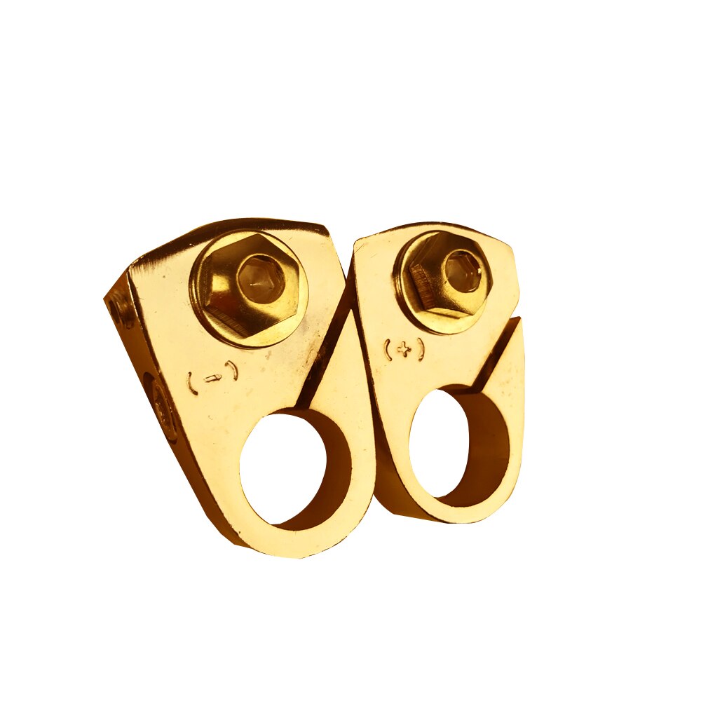 A pair Thickening Pure Copper Car Battery Pole Clamp Automobile Battery Storage Pile Head Connector Clip: LGB-49