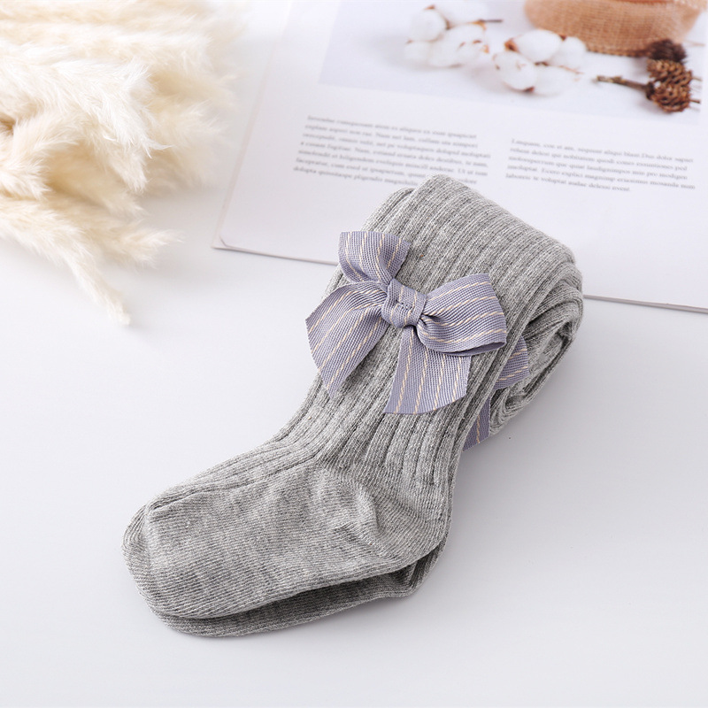 0-24m crianças bebê meninas collants 6 cores moda bowknot meia-calça à moda para crianças meninas