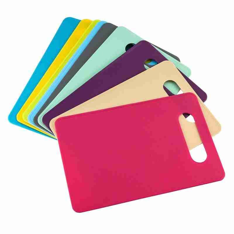 Antislip kunststof snijplank voedsel snijblok mat keukenbenodigdheden snijgereedschap groente en fruit cook  n2 u 0