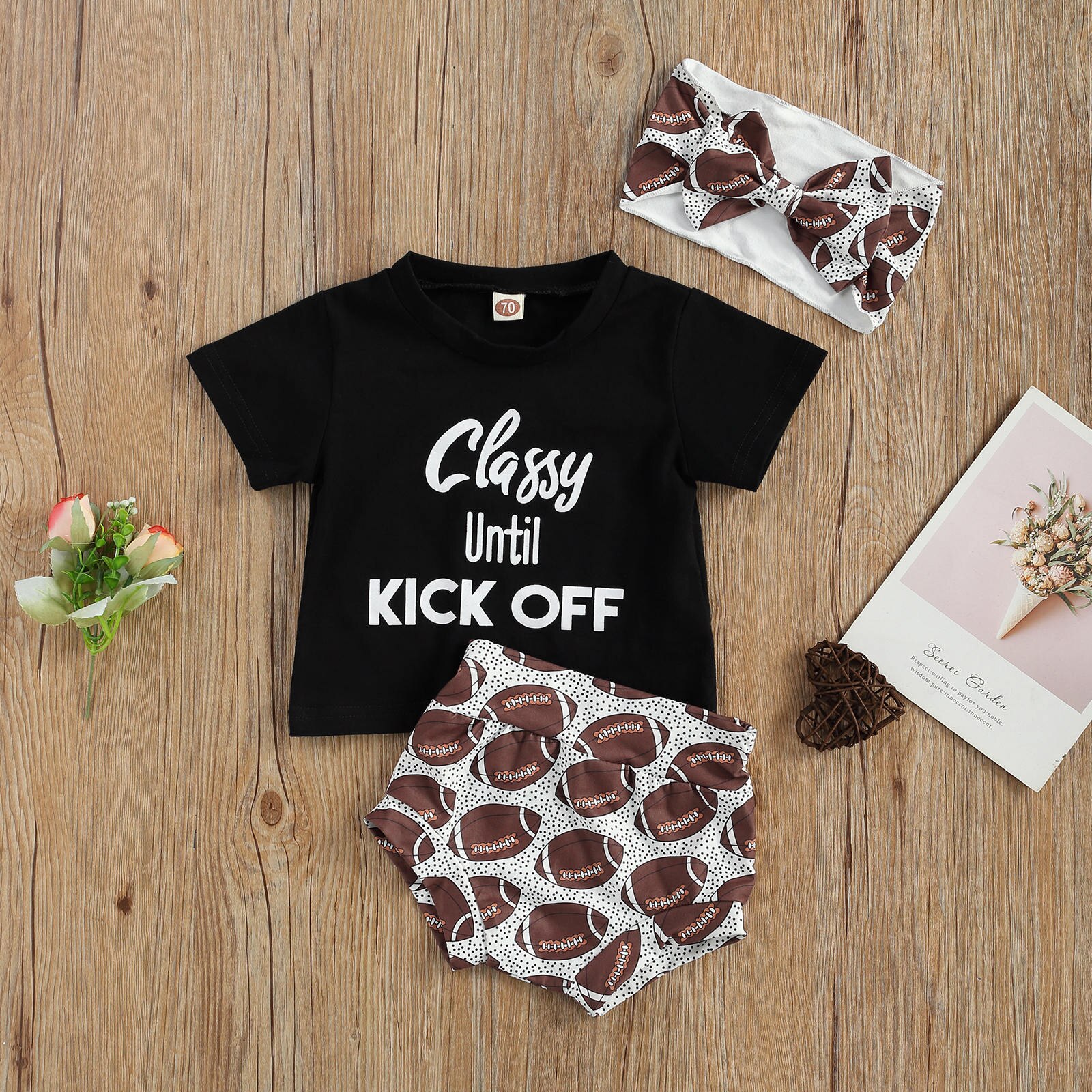 Ensemble de vêtements pour bébés filles et garçons, 3 pièces, pour la saint-valentin, motif en T à manches courtes/Short en peau de serpent