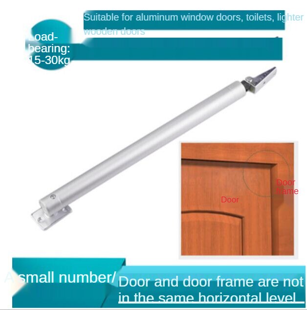 15kg to 60kg Automatic Gate opener Door Closer Aluminum Alloy Soft Closing Adjustable 110 Degree Positioning Stop Door Hardware
