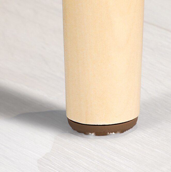8pcs Silicone Furnirure Covers Protectors Plugs Legs Feet Square Round Shape Beige Table Carbinet Coach Sofa Leg Home Accessory