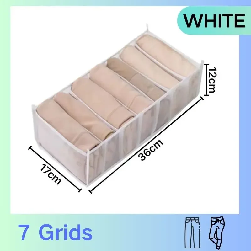 Foldable Wardrobe Organizers Underwear Organizer Box Bra Underwear Sock Organizer Box for Underwear Socks Pants in the Cabinet
