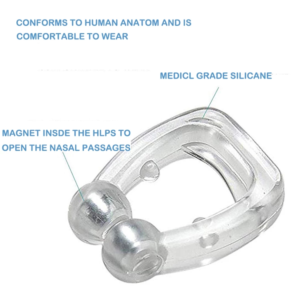 Dispositif anti-ronflement pour hommes et femmes, gadget de prévention contre le ronflement, élimination du ronflement, pince antarctique, sommeil silencieux la nuit