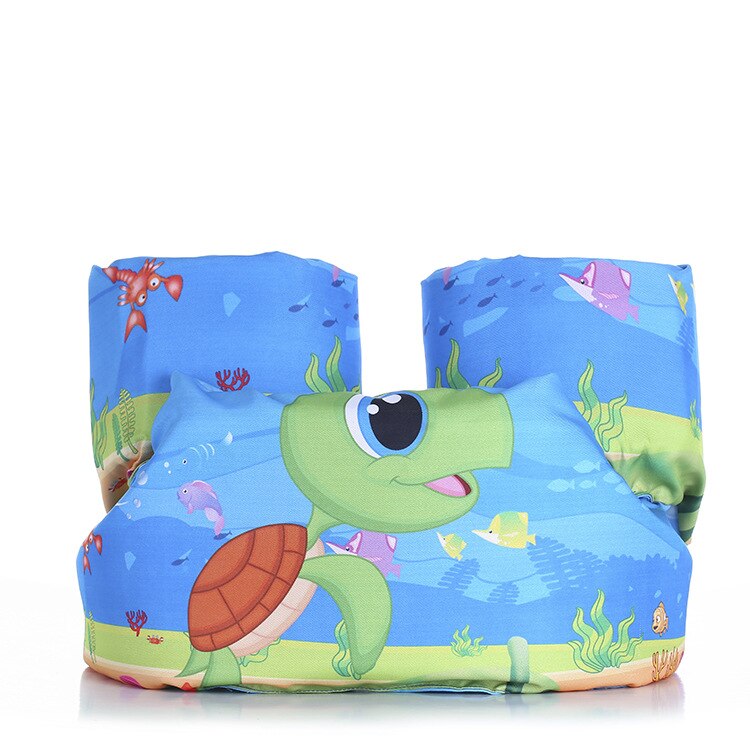 Sommer Bad Spielzeug Cartoon Einhorn Leben Jacke Sicherheit Weste Puddle Krabben Delphin Flamingo Bär Panda Hai Schwimmen Fisch für Kid baby: turtle