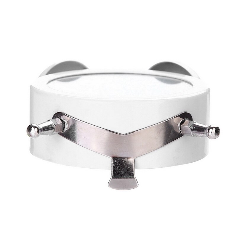 Réveil 50mm Mini réveil voyage cloche analogique horloge de bureau avec cloche Camping outils de plein air petit