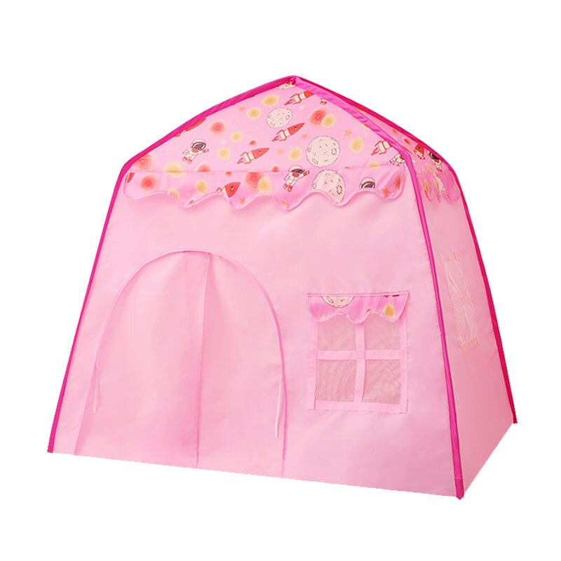 Dickere freundlicher Zelt Tipi für freundlicher Tragbare Mädchen Prinzessin Schloss Große Art drinnen Spielhaus Klapp Wigwam Tipi: GR0071-Rosa