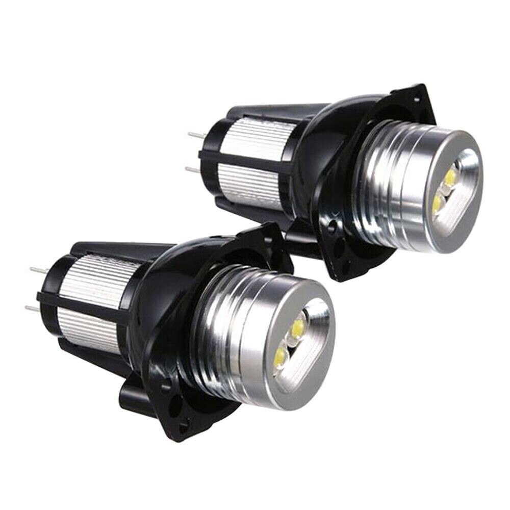 2X BOMBILLA 12V 10W BA9S AZUL PARPADEO COCHE AUTO ANGEL EYES FARO - Foto 4