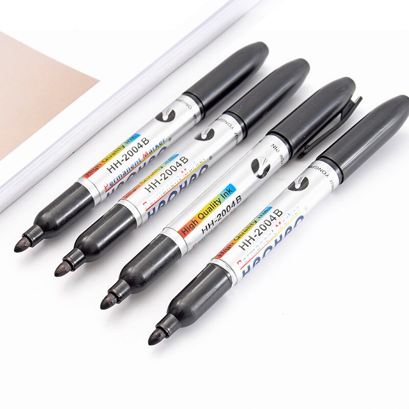 TUNACOCO Markeerstift Zwart Markers Bullet Journal Pen Markering Pen Olie Pen Kunst Levert School Kantoor