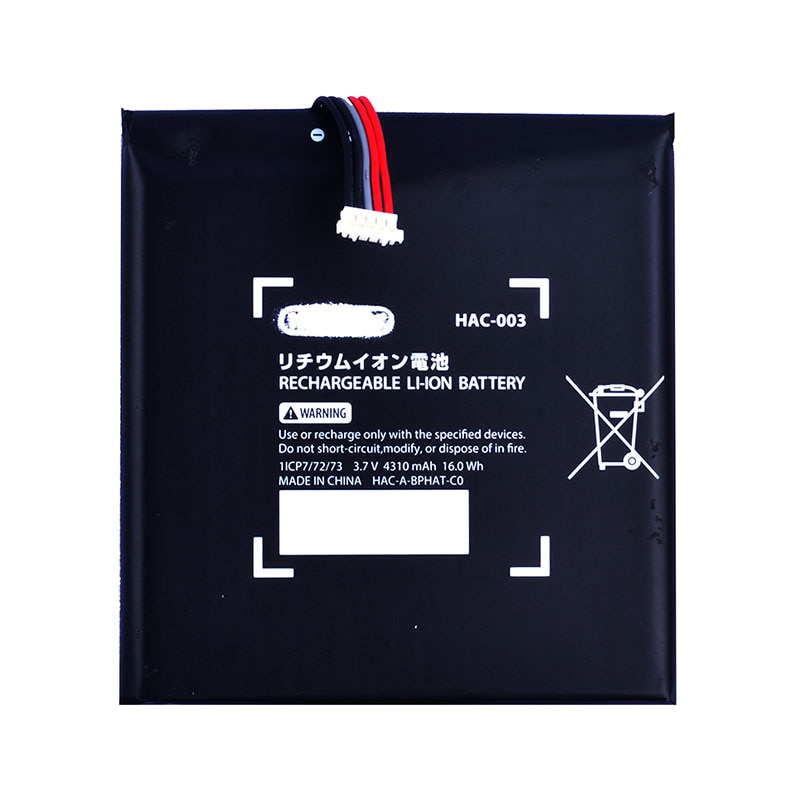 Batería de repuesto HAC-003 para Nintendo Switch, cargador de batería de 3,7 V y 4310mAh