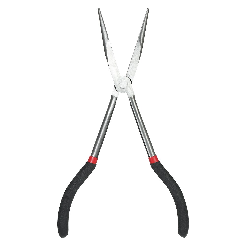 Extra Lange Zware 11 "Dubbele X Tangen Langbektang Rechte Neus Scherpe neus Tang Hand gereedschap