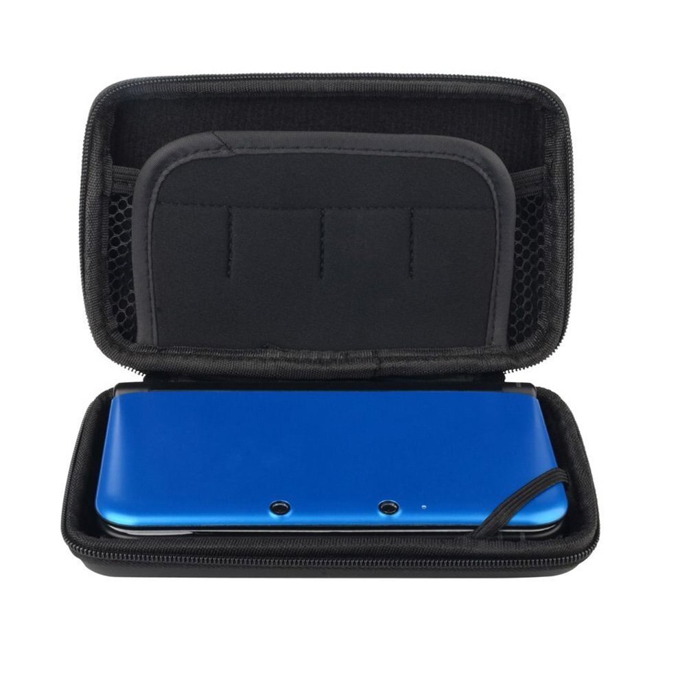 Cool Black Eva Skin Carry Hard Case Bag Pouch 18.5X11X4.5 Cm Voor Nintend 3DS Ll Met strap Gaming Accessaries