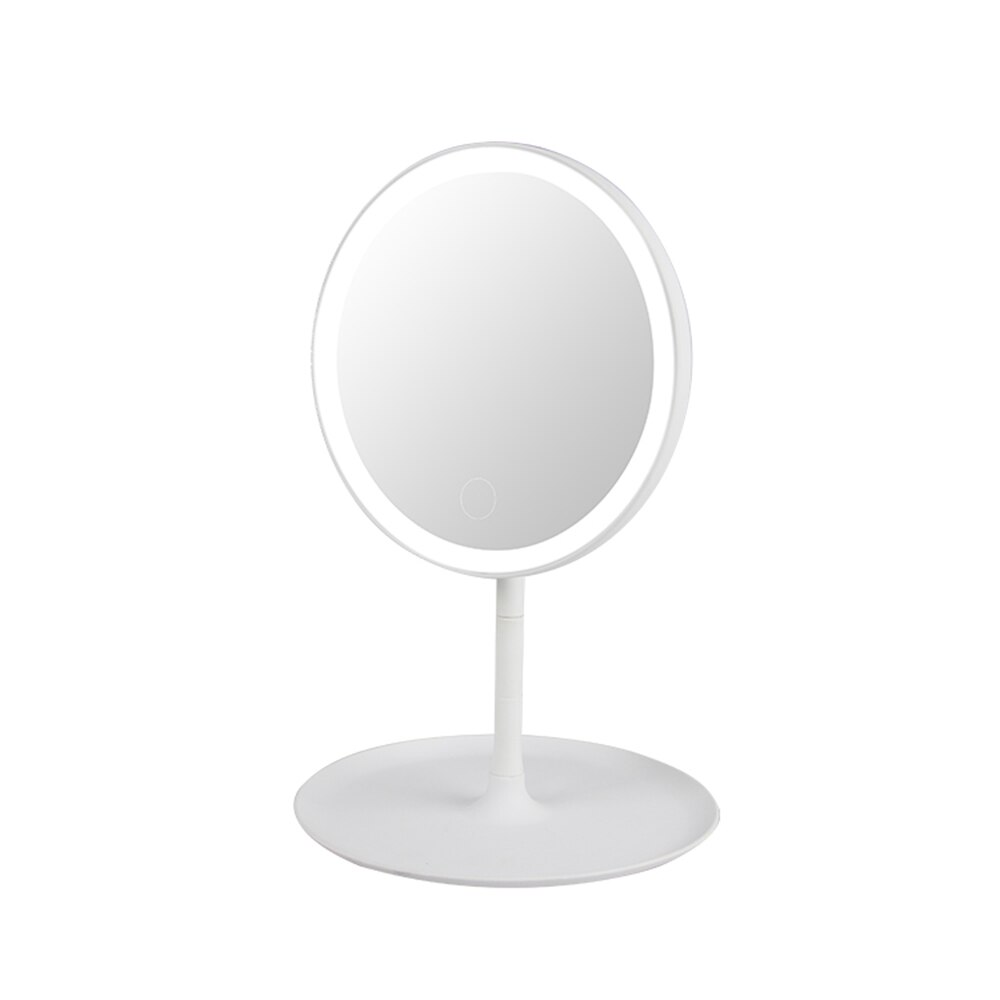 Led Makeup Mirror Touch Screen Illuminated Makeup Vanity Table Lamp 360 Rotation Cosmetic Mirror for Table Countertop Cosmetics