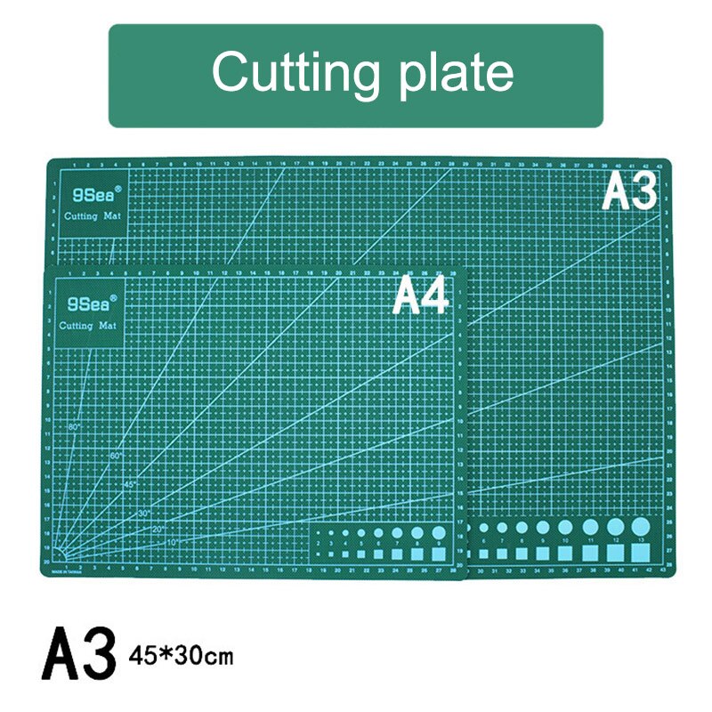 A3 A4 PVC Cutting Mat Pad Double-sided Patchwork Cut Pad Patchwork Tools Manual DIY Model Tool Cutting Board Self-healing