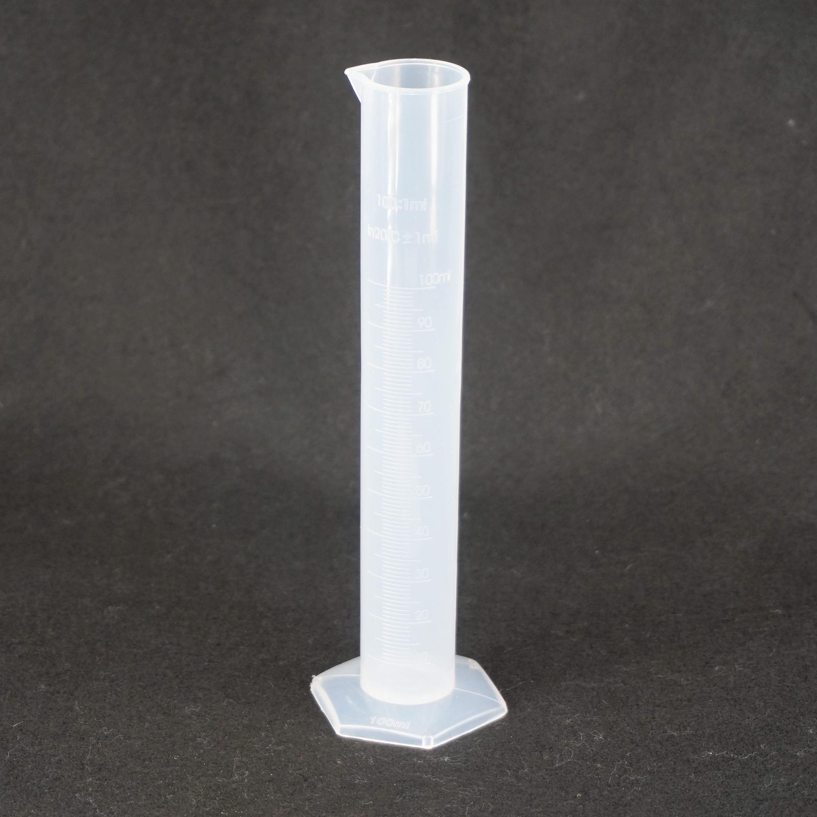 100 Ml Plastic Pp Maatcilinder Afgestudeerd Cilinders Laboratorium Gereedschap School Lab Accessoires