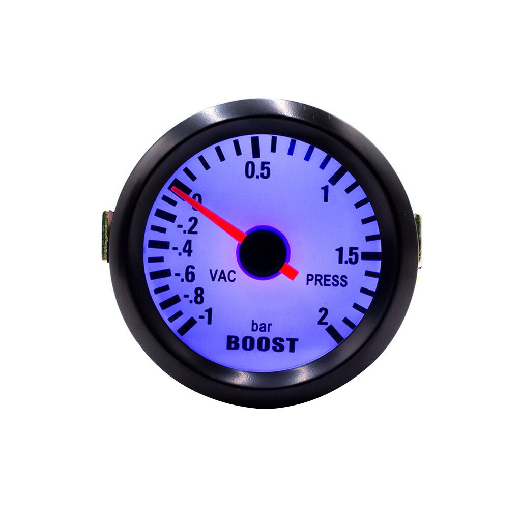 Auto Universele 52 Mm Bar Led Licht Druk Turbo Boost Gauge Meter Dc Olie Temp Andwater Temperatuurmeter 12
