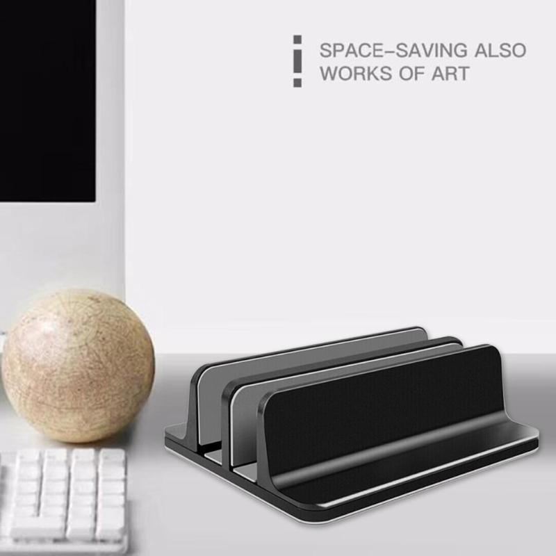 VODOOL Einstellbare Vertikale Laptop Stand Dual Slot Halterung 3D Oberfläche Integrierte Bildung Prozess Notizbuch Schreibtisch Halfter Unterstützung Neue