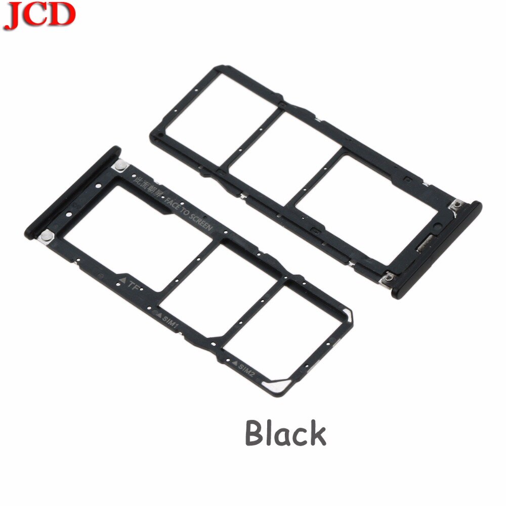 JCD SIM Kaart Lade Socket Slot Houder Adapters Onderdelen voor Xiaomi voor Redmi 6 Pro SIM 1 & SIM 2/TF Kaart Lade Adapters