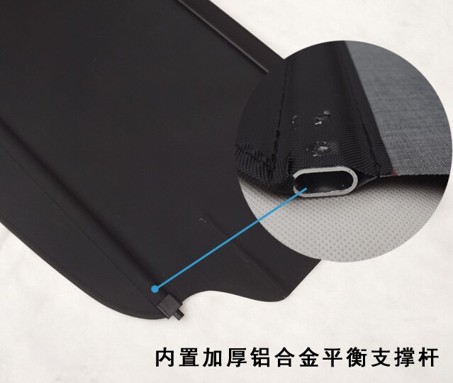 Cappelliera per Mitsubishi Outlander 2007-2017 Tronco posteriore Tenda Materiale di Copertura Posteriore Tenda A Scomparsa distanziatore