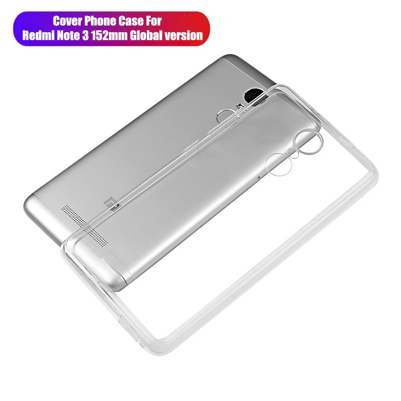 Transparante Telefoon Case Voor Xiaomi Note 3 Pro 152Mm Global Versie Shockproof Cover Voor Redmi Note 3 Se Smartphone clear En Dunne