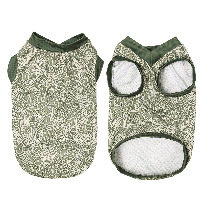 Hondenkoelvest Shirts Zomer Ademend Puppy Hond Cool Casual T-shirt Vest voor buiten wandelen Training Wandelen Huisdierenkleding: XS (veiligheidshulpmiddelen) / Rood