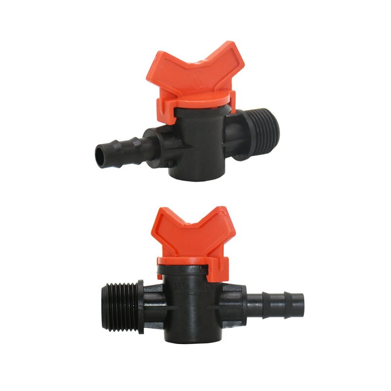 Male thread G1/2 to 10mm 3/8 9/12 Garden tap irrigation water valve Mini Valve waterstop connectors 1pcs