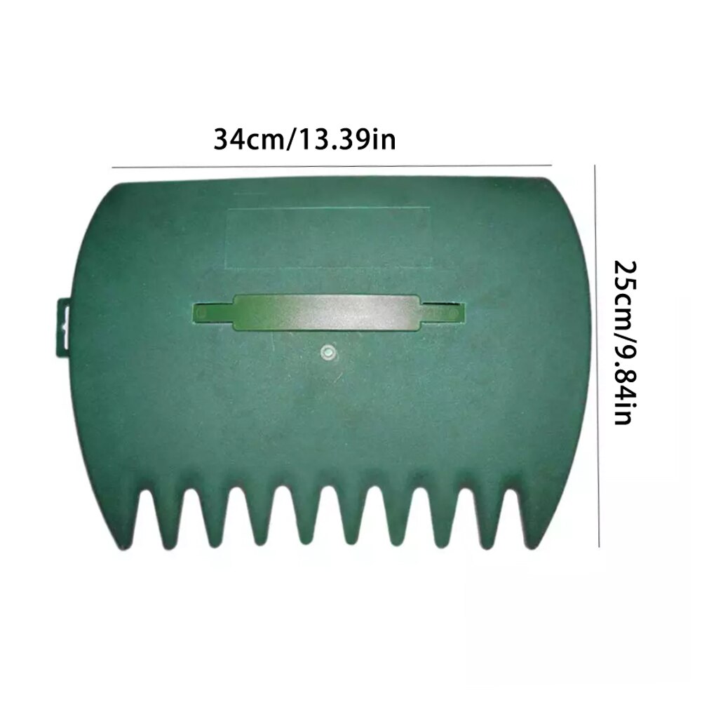 Hand Leaf Rake Portable Cleaning Tool Leaf Grabber Outdoor Garden Multifunctional Rubbish Serrated Collector Scoop Debris