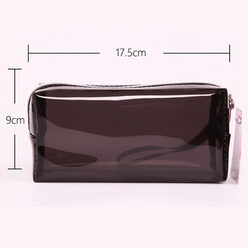 Nueva cartuchera escolar transparente sencilla a la , caja de lápices de gran capacidad, bolsa de almacenamiento, papelería, , útiles escolares