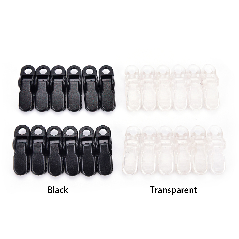 12Pcs Morsetti Telo Copertura - Clip Telo Tenda Riutilizzabili - Ganci a Molla - Accessori Tenda Campeggio
