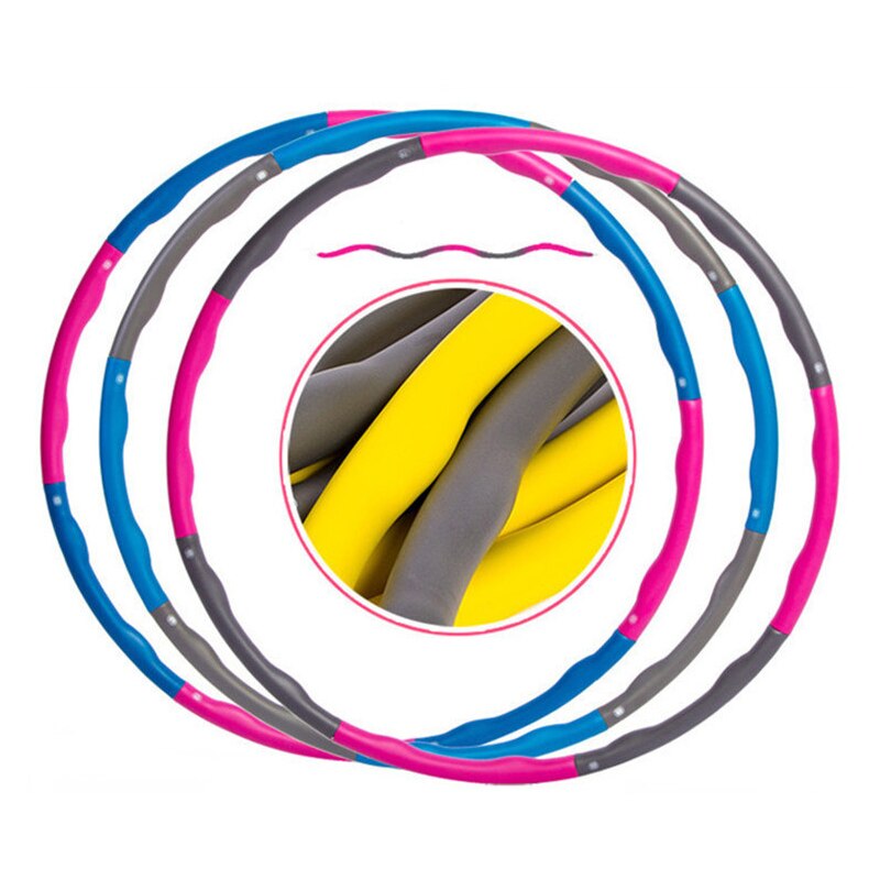 Crossfit-Apparatuur Hoop Circle Fitness Dunne Taille Indoor 6-Sectie-Foam Verwisselbare Body-Building Verwijderbare 8 Sectie