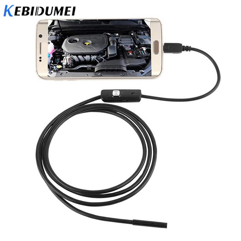 Kebidumei 7mm Mini USB Endoscoop Camera Waterdicht 720P HD Borescope Snake Inspectie Tube Video Camera Adapte Voor Smartphone
