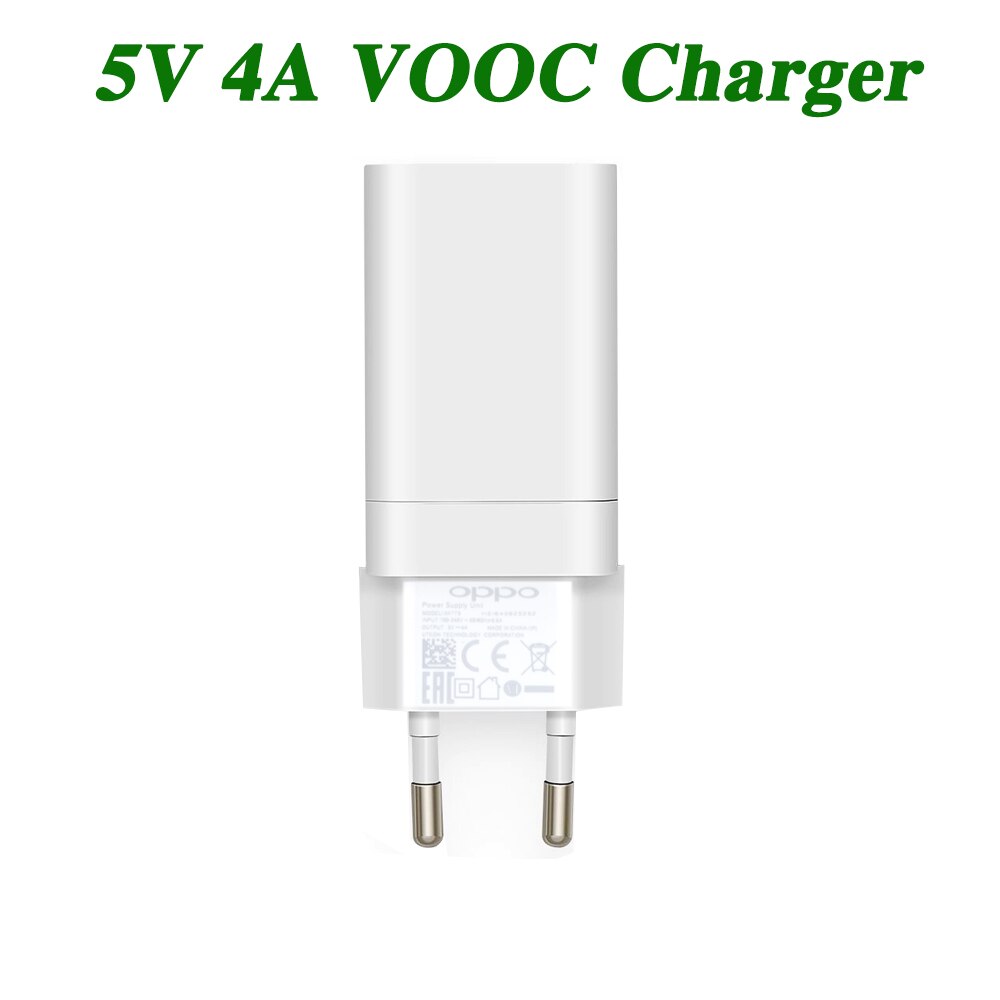 5V 4A Snelle Vooc Oplader Voor Oppo Find X R17 R17PRO Reno Mobiele Telefoon Vooc Charger Usb C Type-C Kabel
