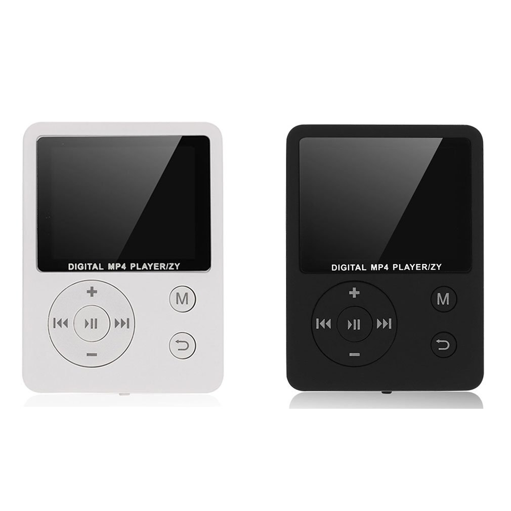 Tarjeta Mp3 y Mp4 sin anillo externo, reproductor Digital con botón redondo, pantalla colorida, reproductor de música, reproducción de vídeo