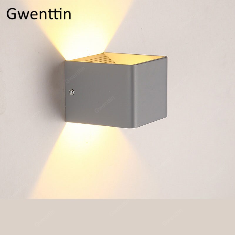 7W Nordic Vierkante Wandlampen Moderne Verlichting Voor Thuis Led Spiegel Lampen Badkamer Slaapkamer Lamp Ijzer Blaker armatuur